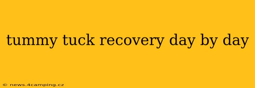 tummy tuck recovery day by day