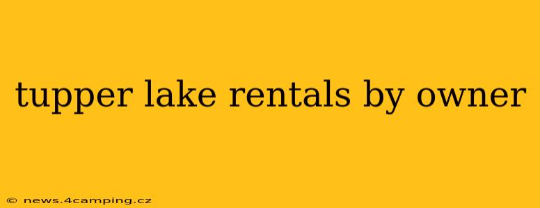 tupper lake rentals by owner
