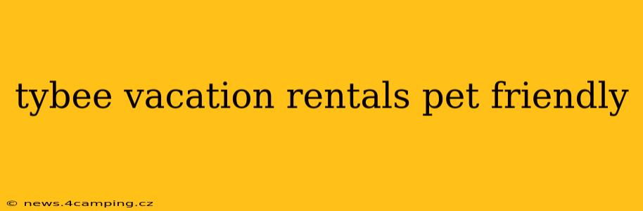 tybee vacation rentals pet friendly