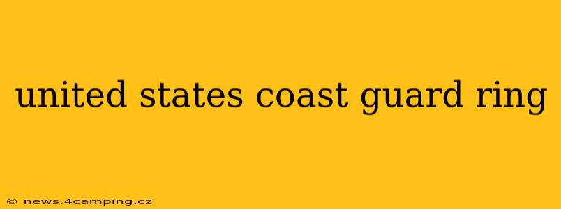 united states coast guard ring