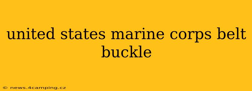 united states marine corps belt buckle