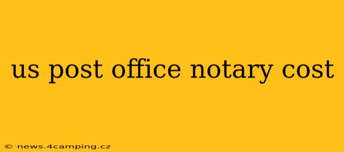 us post office notary cost