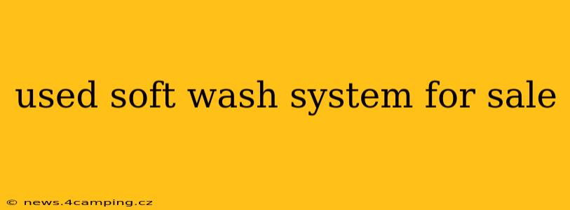 used soft wash system for sale