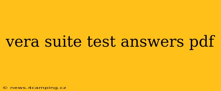 vera suite test answers pdf