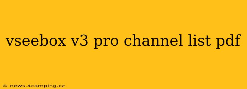 vseebox v3 pro channel list pdf