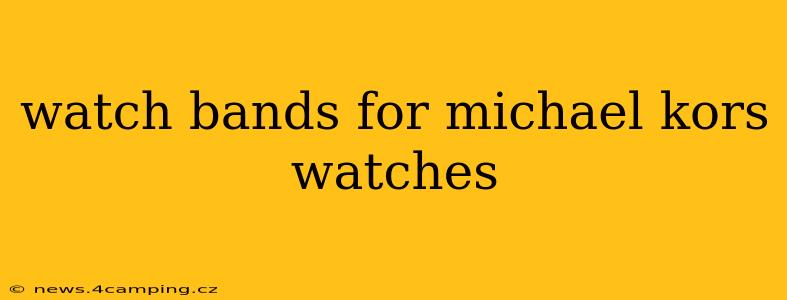 watch bands for michael kors watches