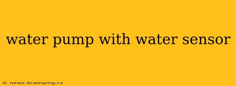water pump with water sensor