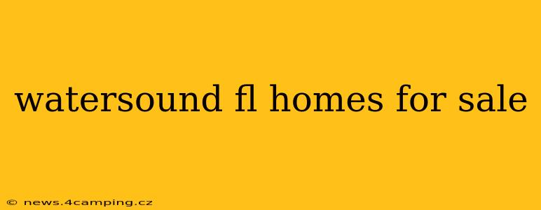 watersound fl homes for sale