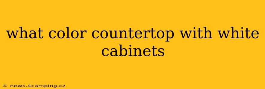 what color countertop with white cabinets