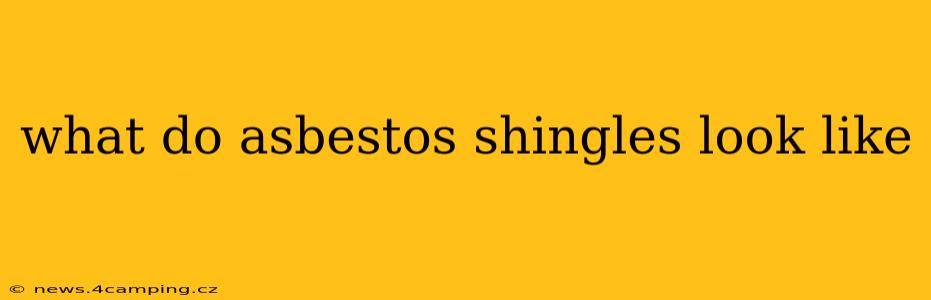 what do asbestos shingles look like