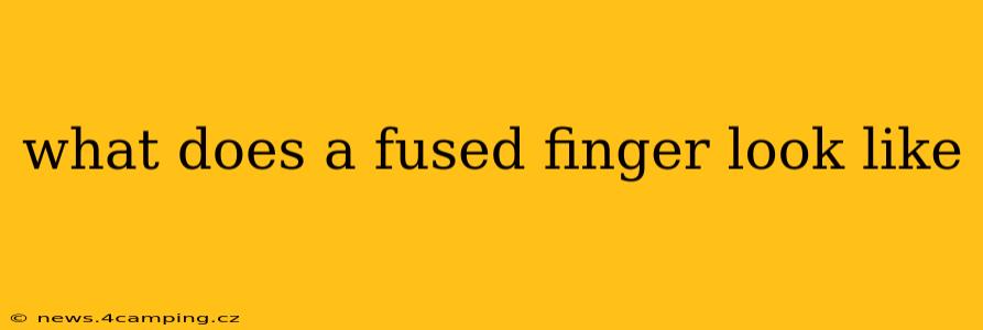 what does a fused finger look like