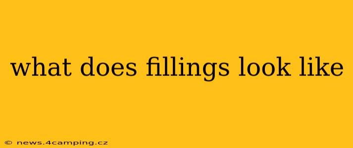 what does fillings look like