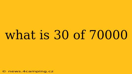 what is 30 of 70000