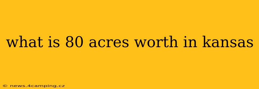 what is 80 acres worth in kansas
