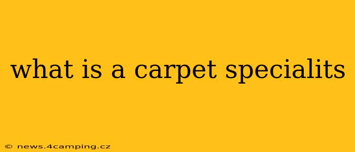 what is a carpet specialits