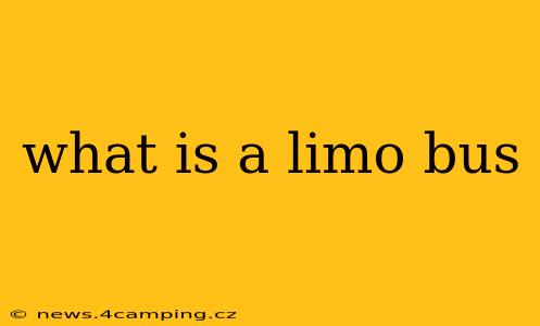what is a limo bus