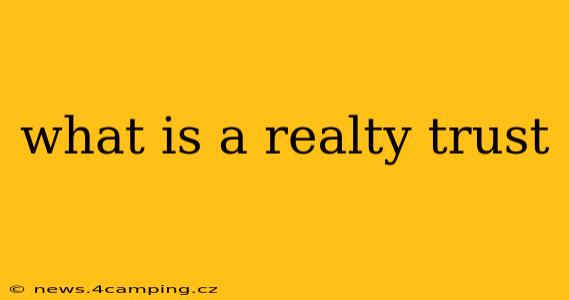 what is a realty trust