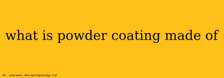 what is powder coating made of