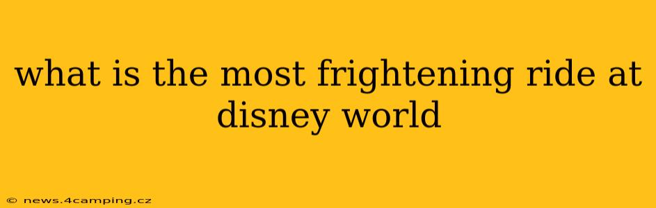 what is the most frightening ride at disney world