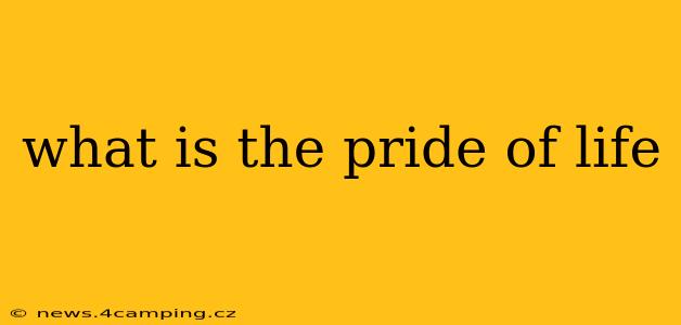 what is the pride of life
