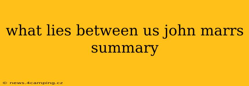 what lies between us john marrs summary