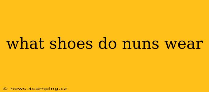 what shoes do nuns wear