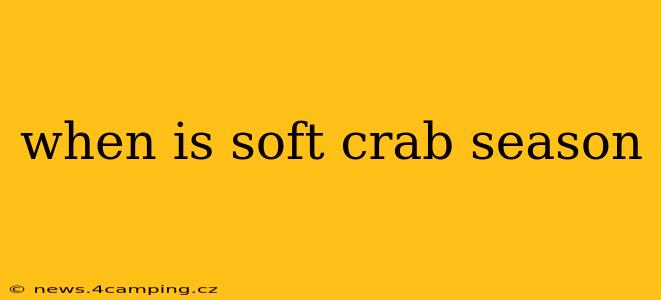 when is soft crab season
