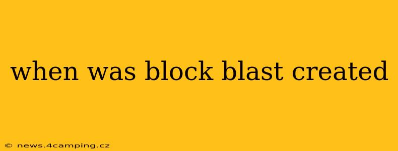 when was block blast created