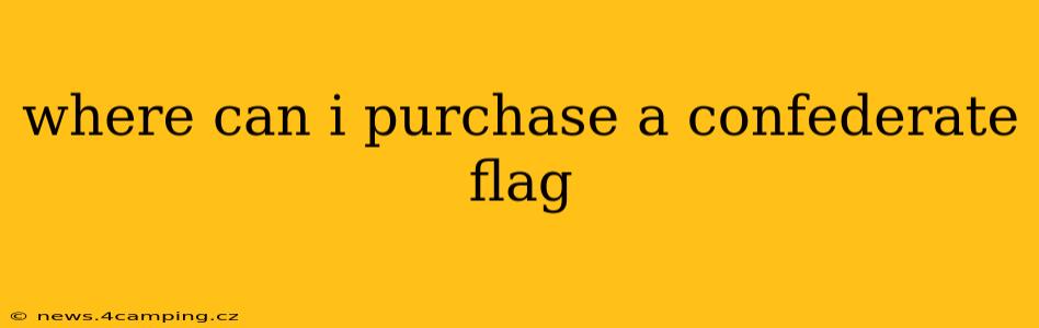 where can i purchase a confederate flag