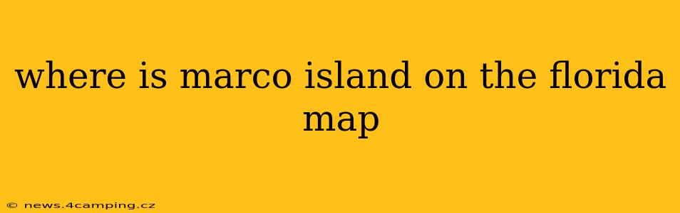 where is marco island on the florida map
