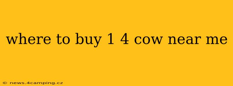 where to buy 1 4 cow near me