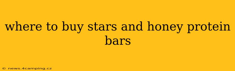 where to buy stars and honey protein bars