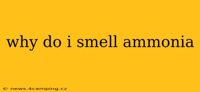 why do i smell ammonia