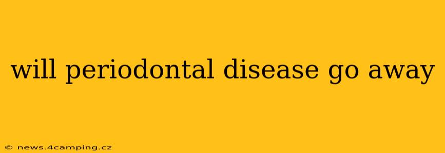 will periodontal disease go away
