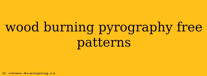 wood burning pyrography free patterns