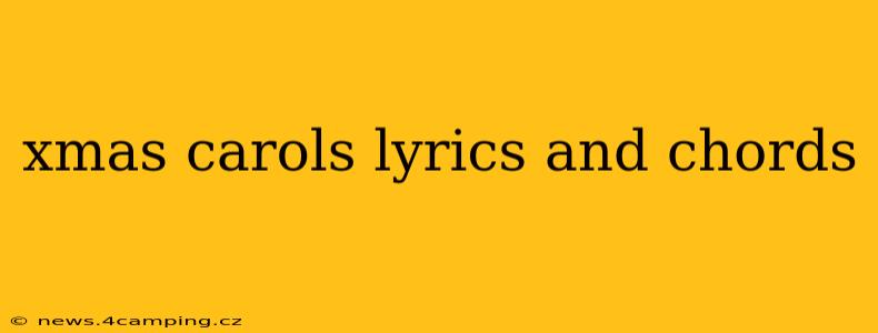 xmas carols lyrics and chords